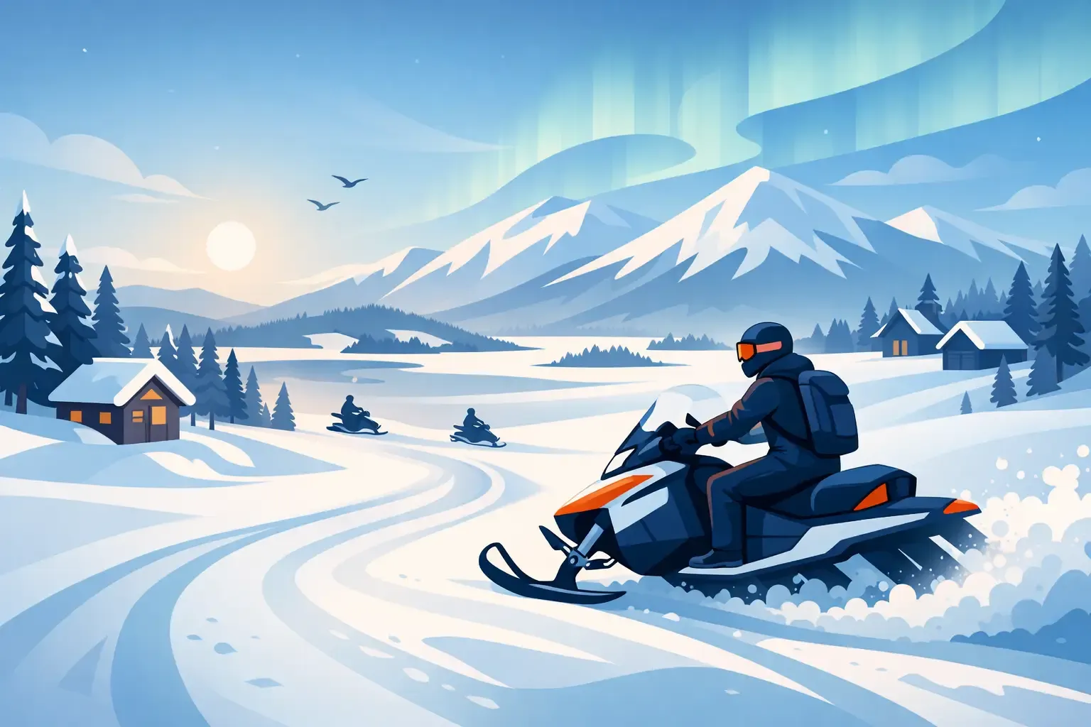 Snowmobiling Trips Sweden: What to Expect