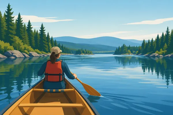 Your Guided Penobscot River Canoe Trip Awaits