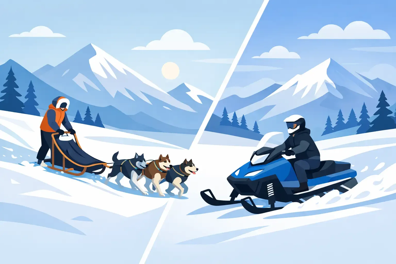 Dog Sledding or Snowmobiling: Which Is for You?