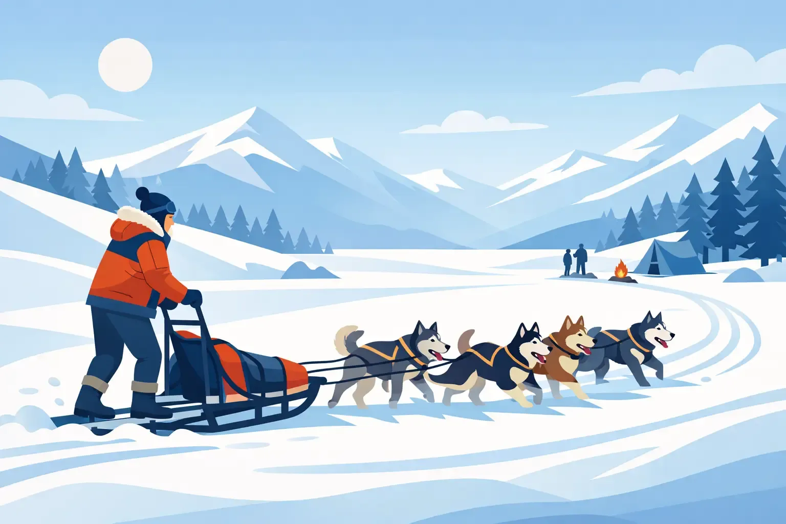 What Happens on a Dog Sledding Trip?